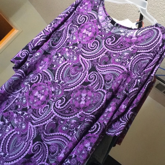 Woman Within Tops - 3x gorgeous poly blend top